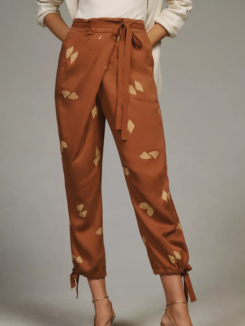 Anthropologie Pilcro Asymmetrical Printed Patterned Harem Pants